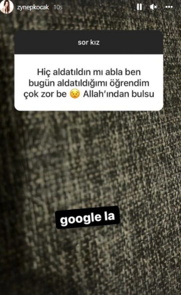 zeynep kocak tan oguzhan koc a ihanet gondermesi